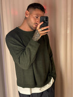 Pullover girocollo | VERDE