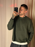 Pullover girocollo | VERDE