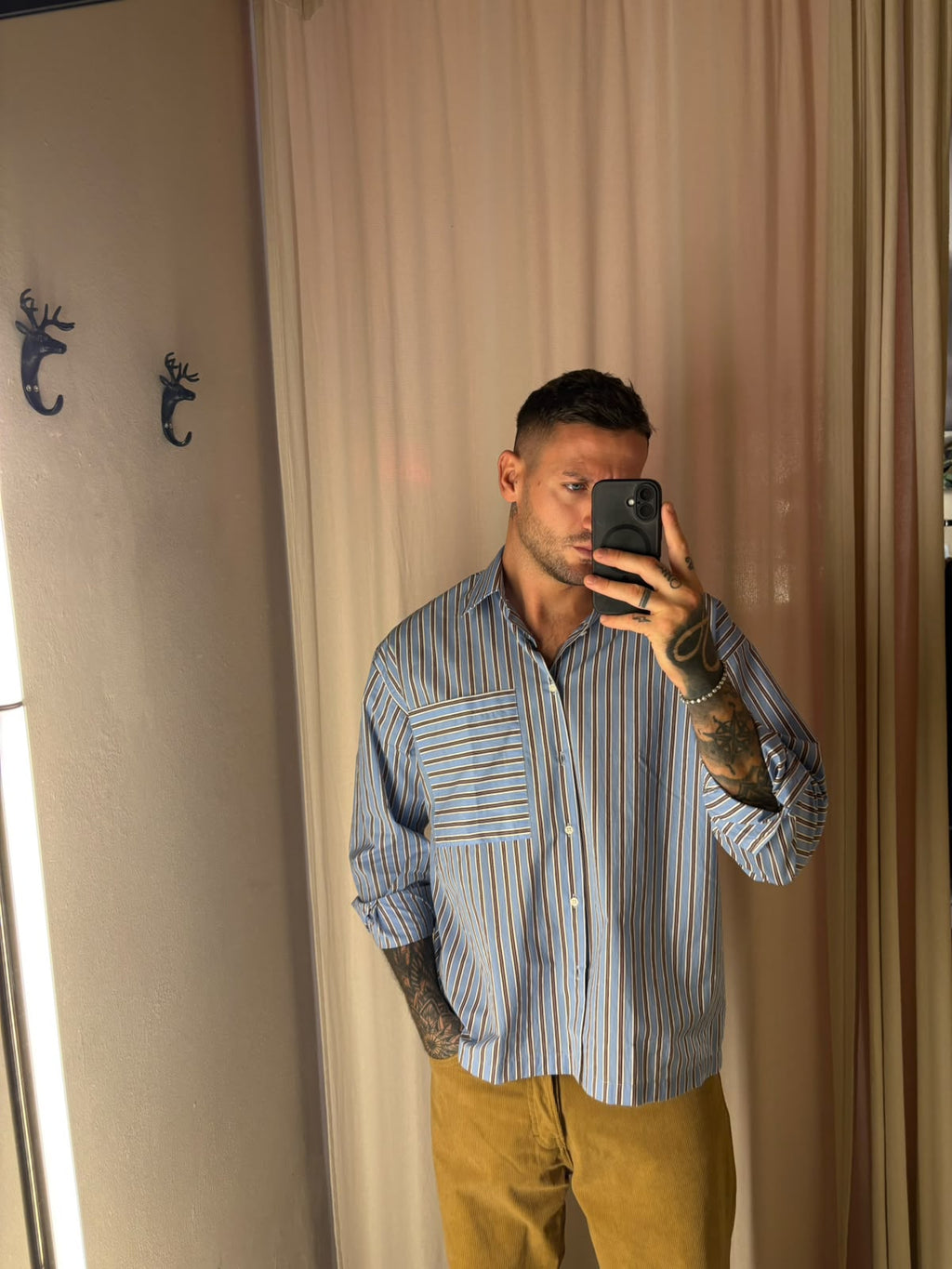 Camicia Crop Oversize