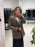 Giacca spigata con pizzo| MOKA