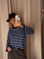 Maglia girocollo a righe | CELESTE & MOKA