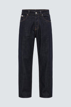 Denim lavaggio scuro straight fit