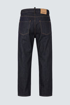Denim lavaggio scuro straight fit