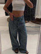Jeans Crossed Wide Leg