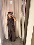 Pantalone in lino e viscosa | Più Varianti