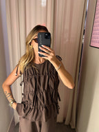 T-Shirt Balze con fiocchi laterali | Più Varianti