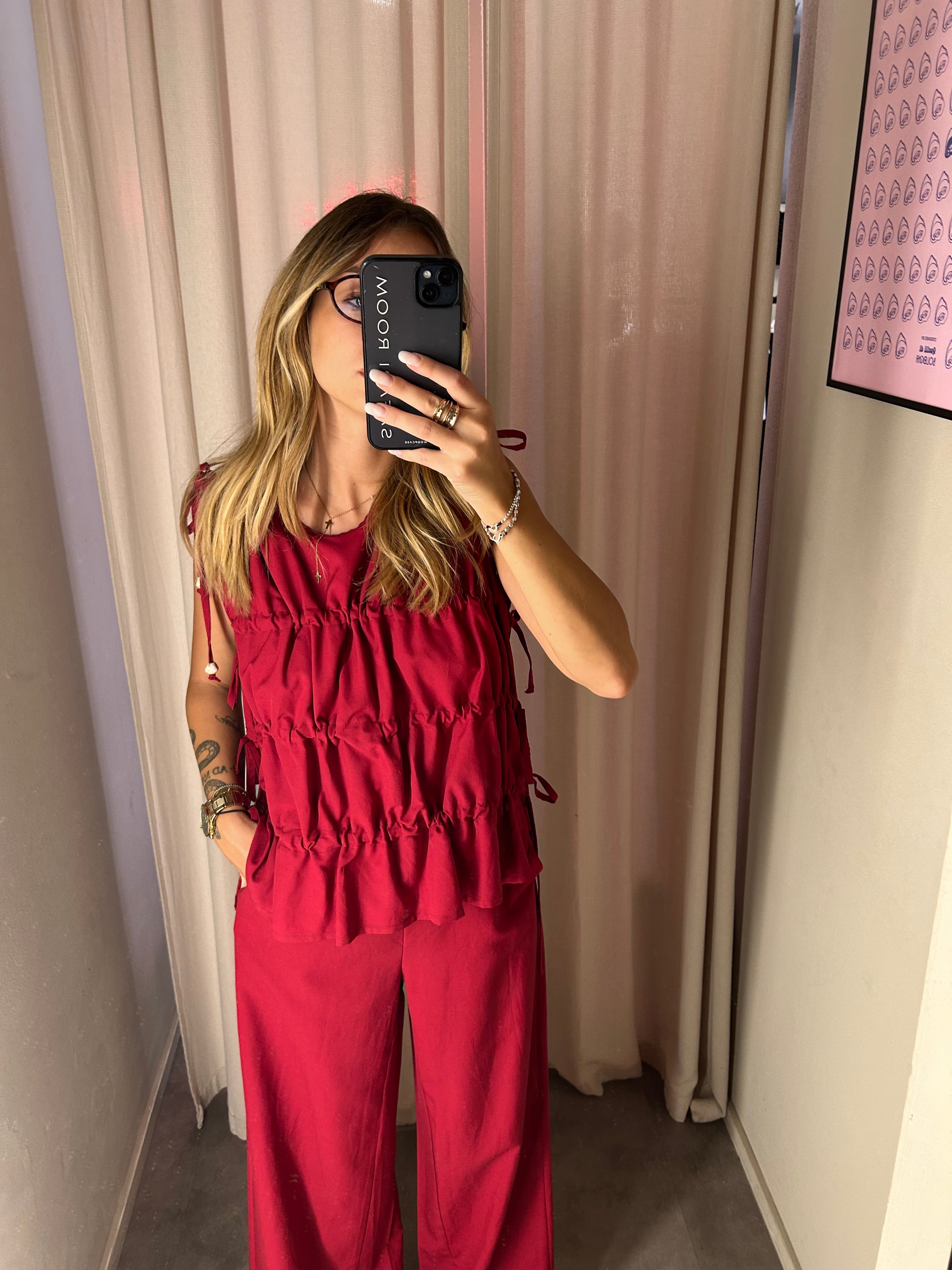 T-Shirt Balze con fiocchi laterali | Più Varianti