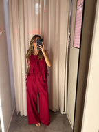 Pantalone in lino e viscosa | Più Varianti