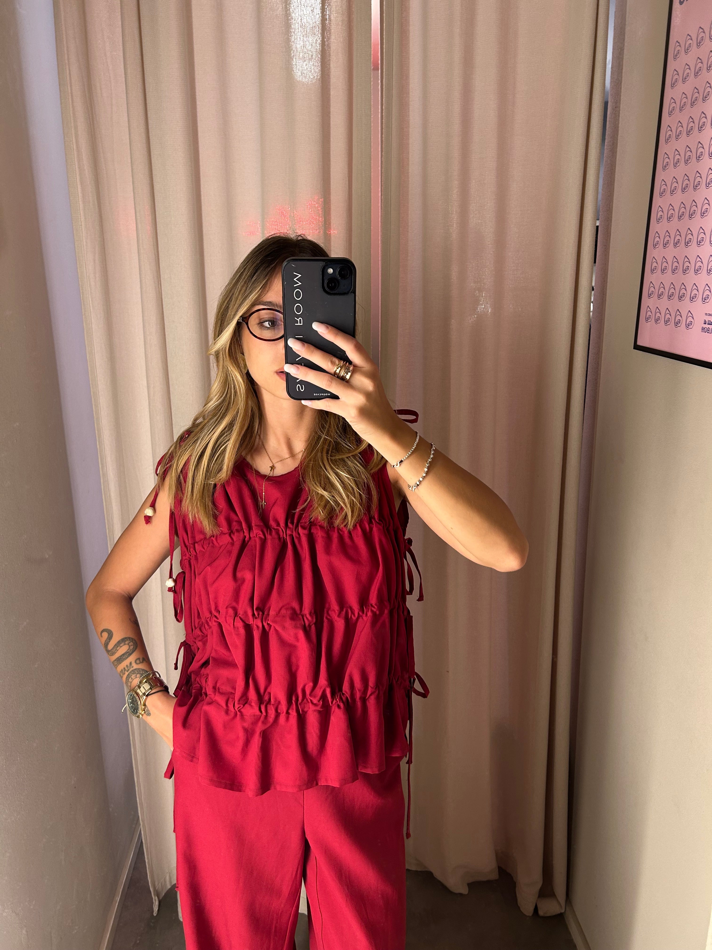 T-Shirt Balze con fiocchi laterali | Più Varianti