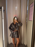 Pantaloncino a Bandana Marrone