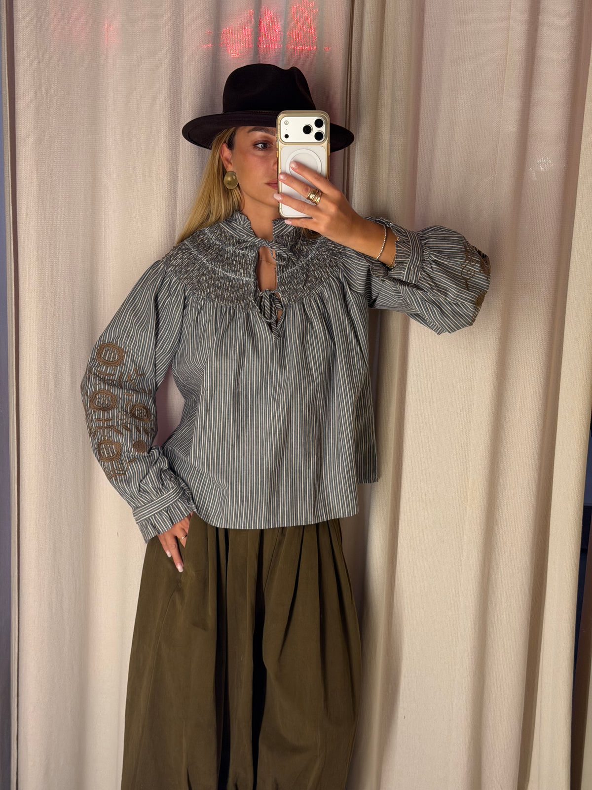 Camicia ricamo