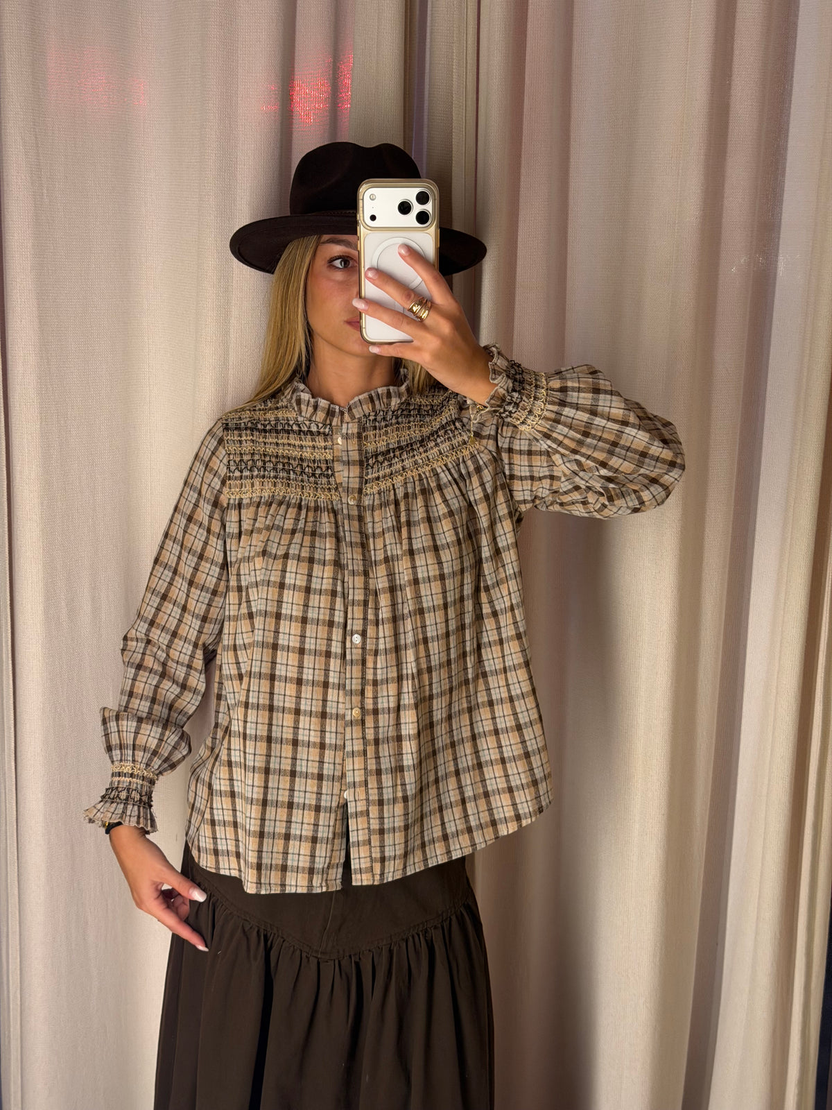 Camicia a quadri