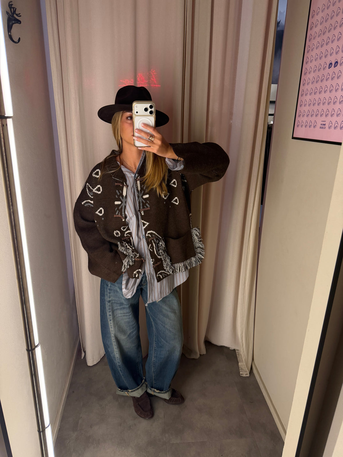 PRE-ORDINE Giacca in maglia bandana