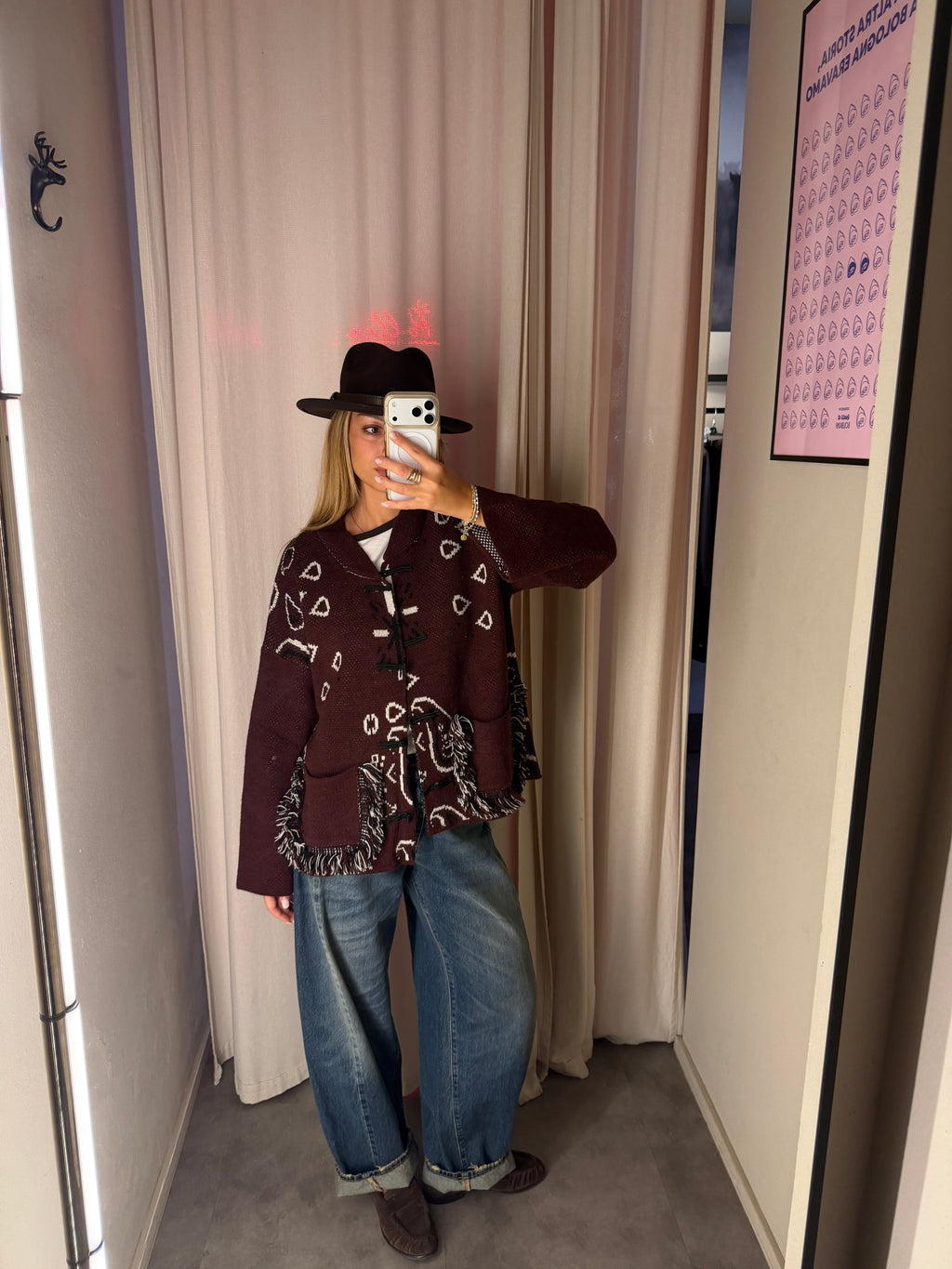 PRE-ORDINE Giacca in maglia bandana