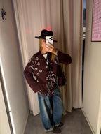 PRE-ORDINE Giacca in maglia bandana