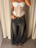 Denim Gamba Ampia