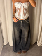 Denim Gamba Ampia