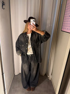 Denim Gamba Ampia