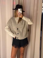 Shorts con pizzo