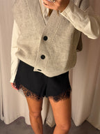 Shorts con pizzo