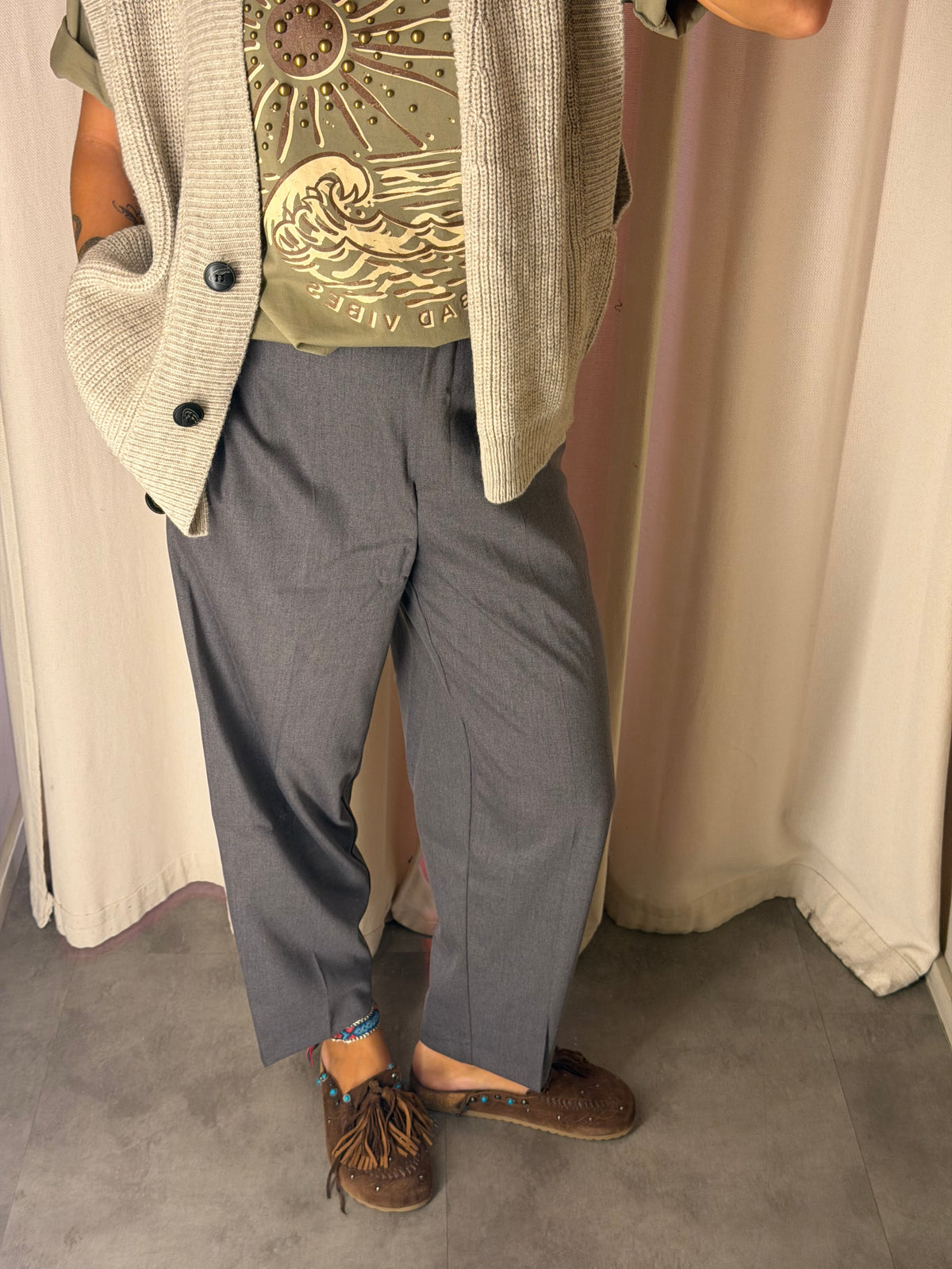 Pantalone barrel basic