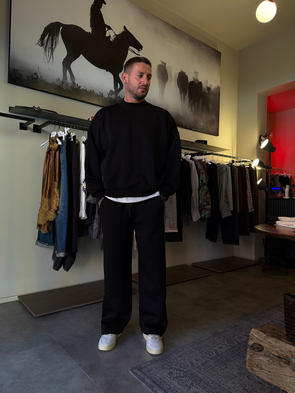 PANTALONE PALAZZO RELAXED FIT SPORTSWEAR