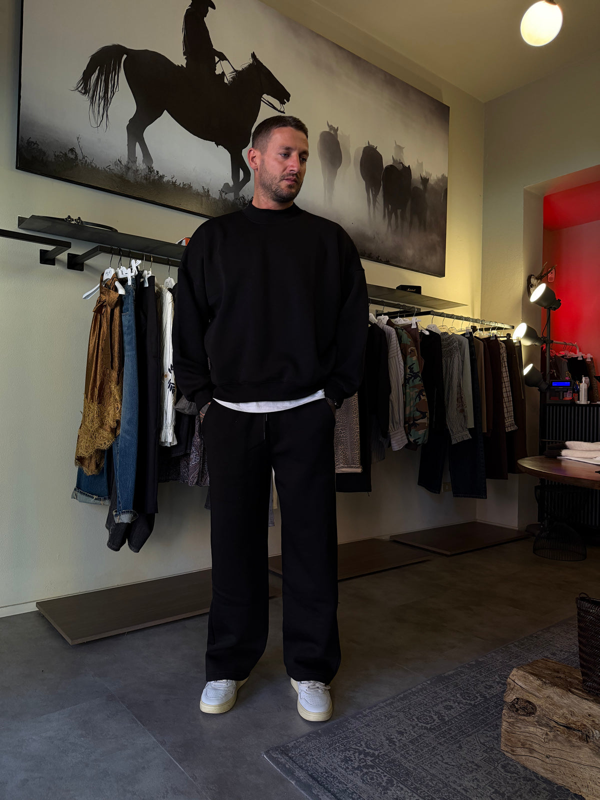 PANTALONE PALAZZO RELAXED FIT SPORTSWEAR