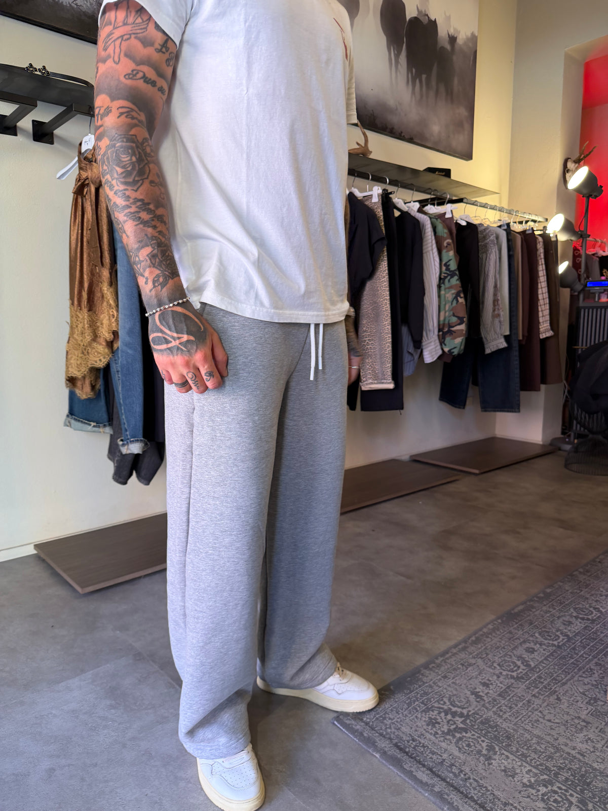PANTALONE PALAZZO RELAXED FIT SPORTSWEAR