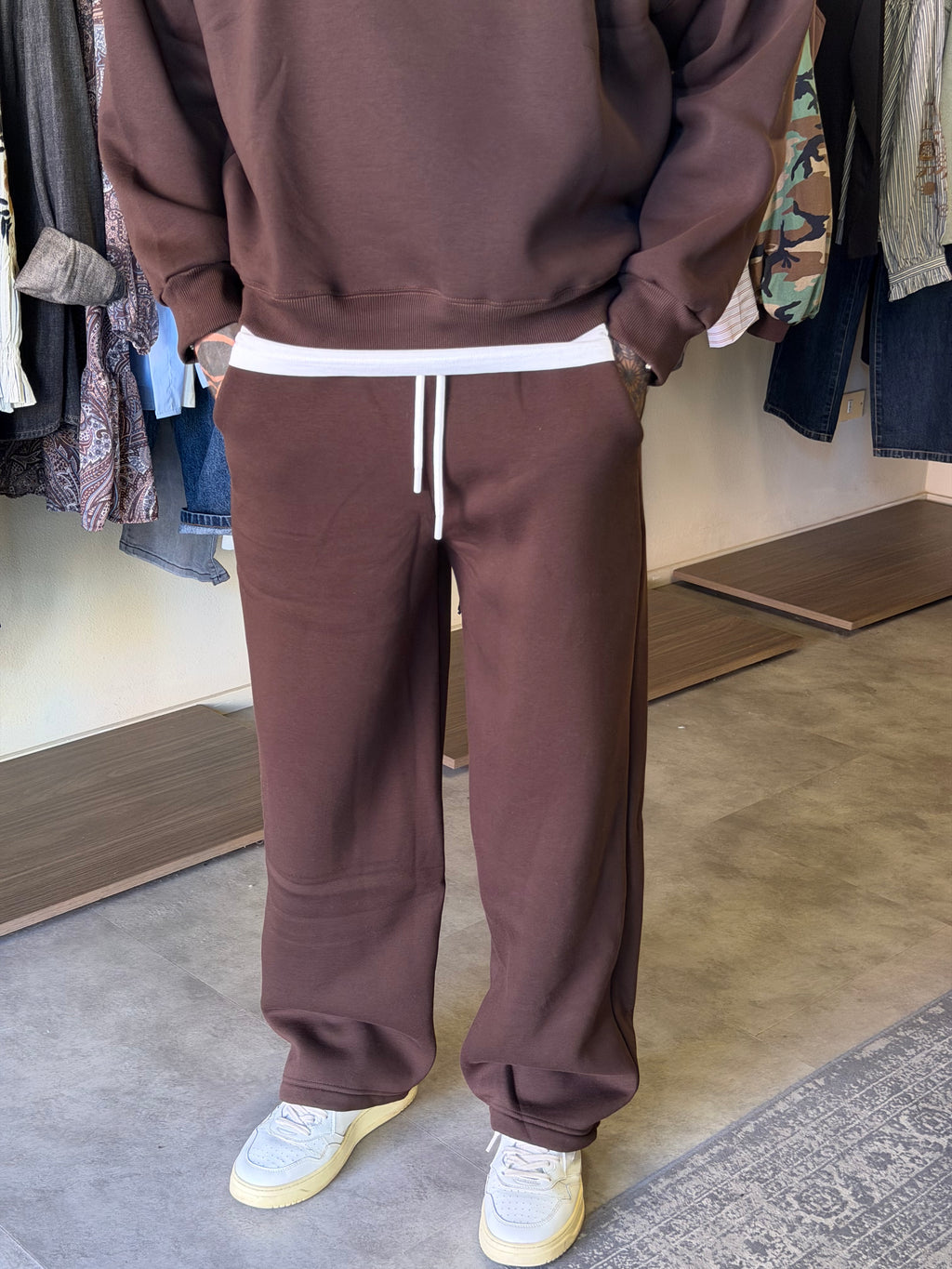 PANTALONE PALAZZO RELAXED FIT SPORTSWEAR