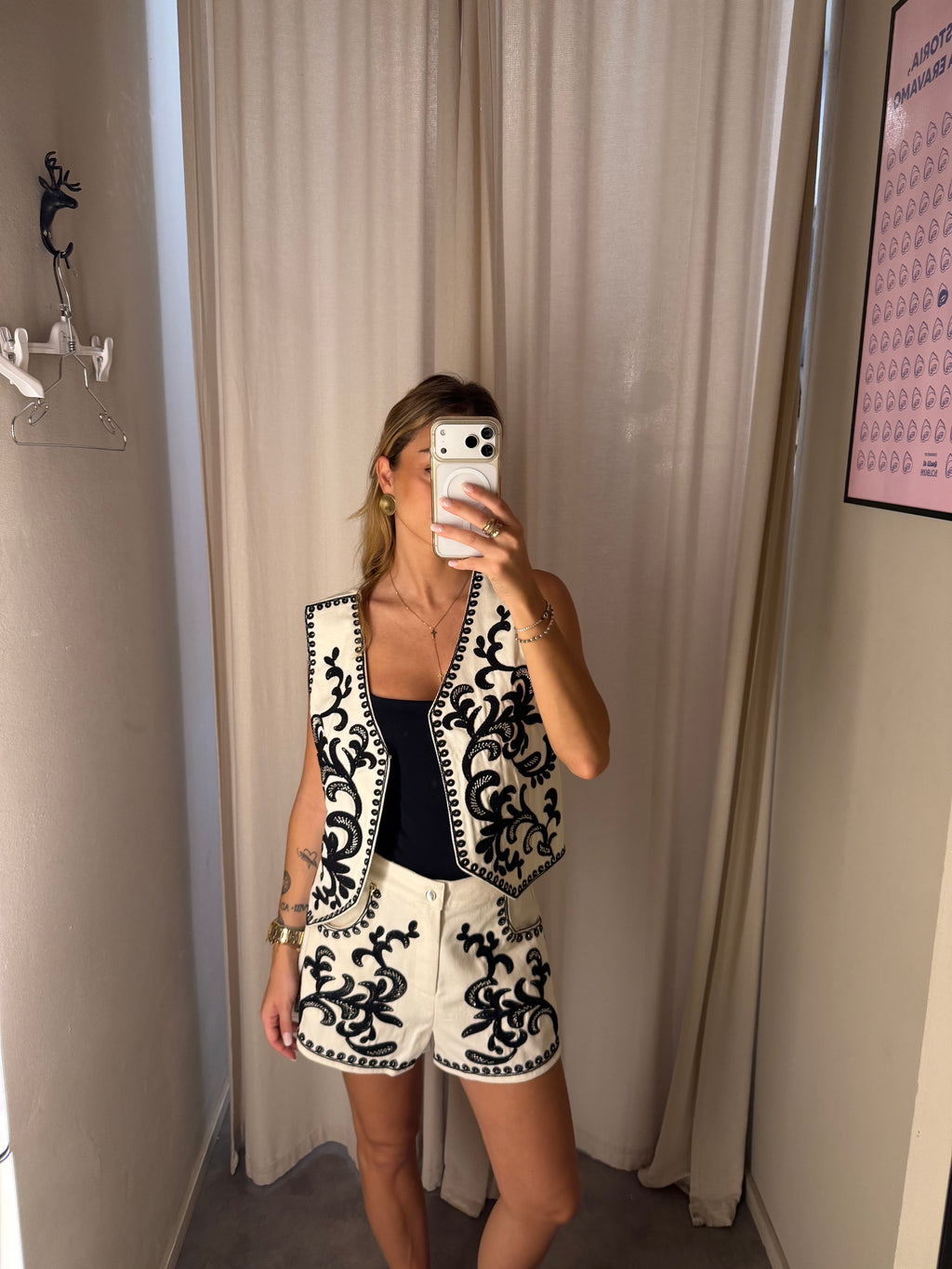 Gilet Ricamato