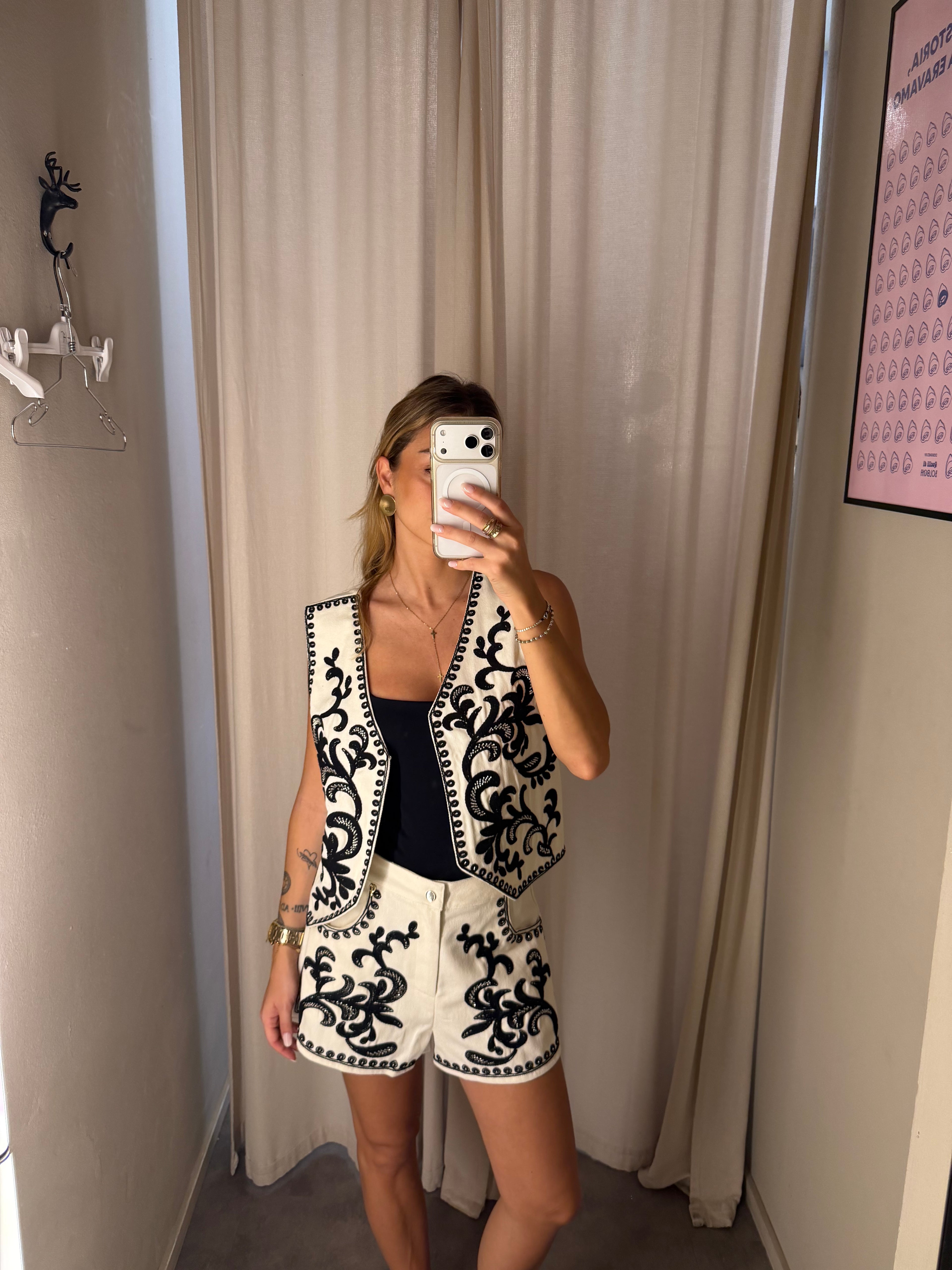 Gilet Ricamato