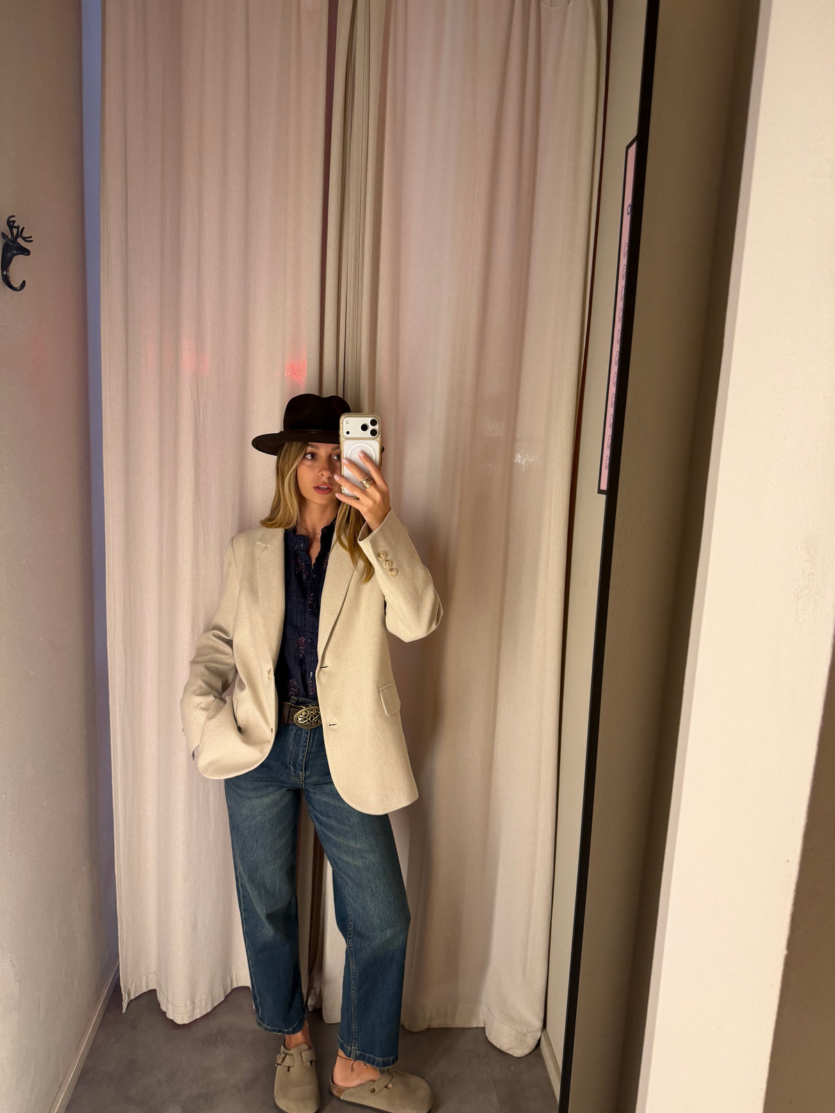 Blazer monopetto sartoriale