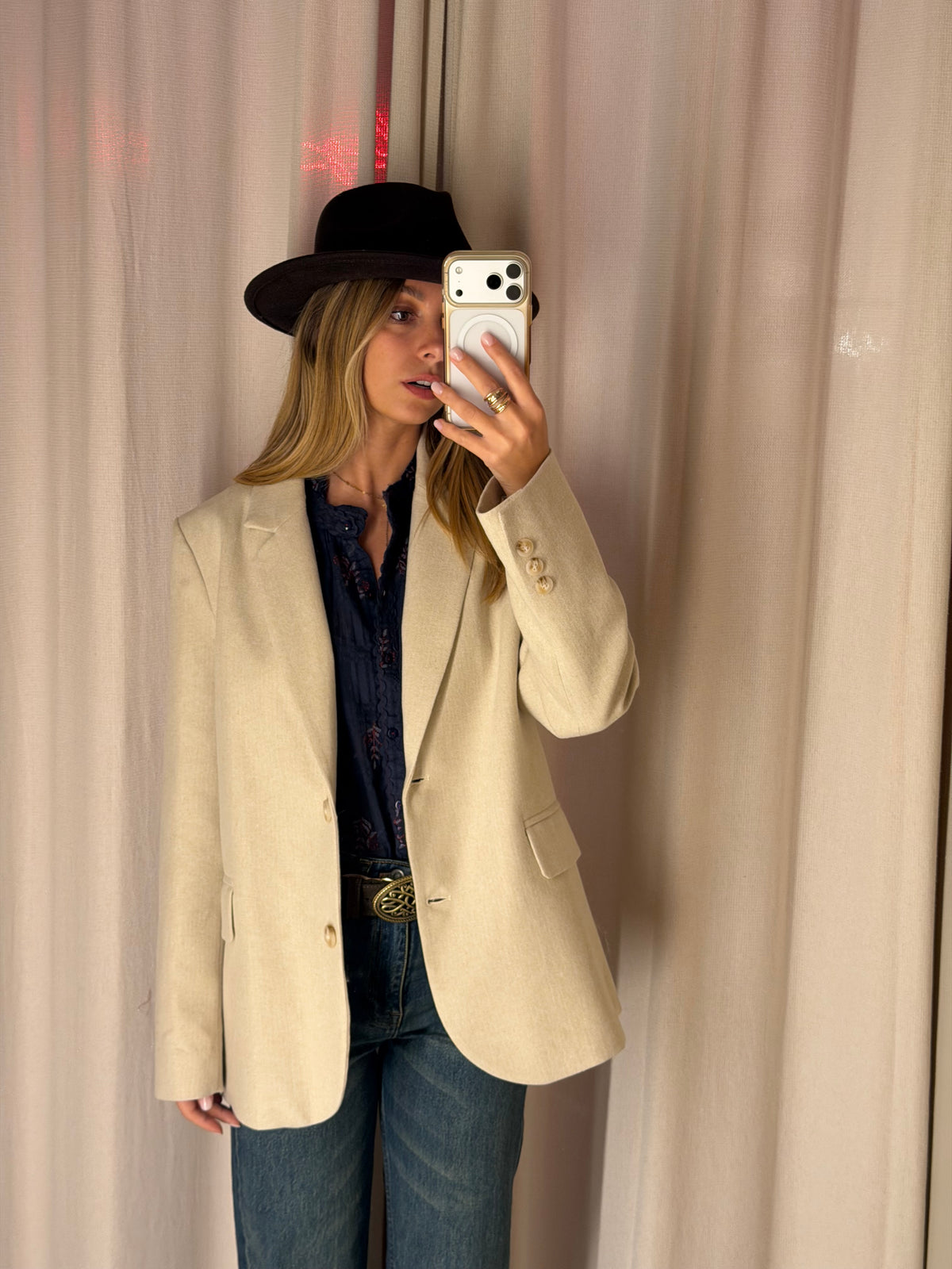 Blazer monopetto sartoriale