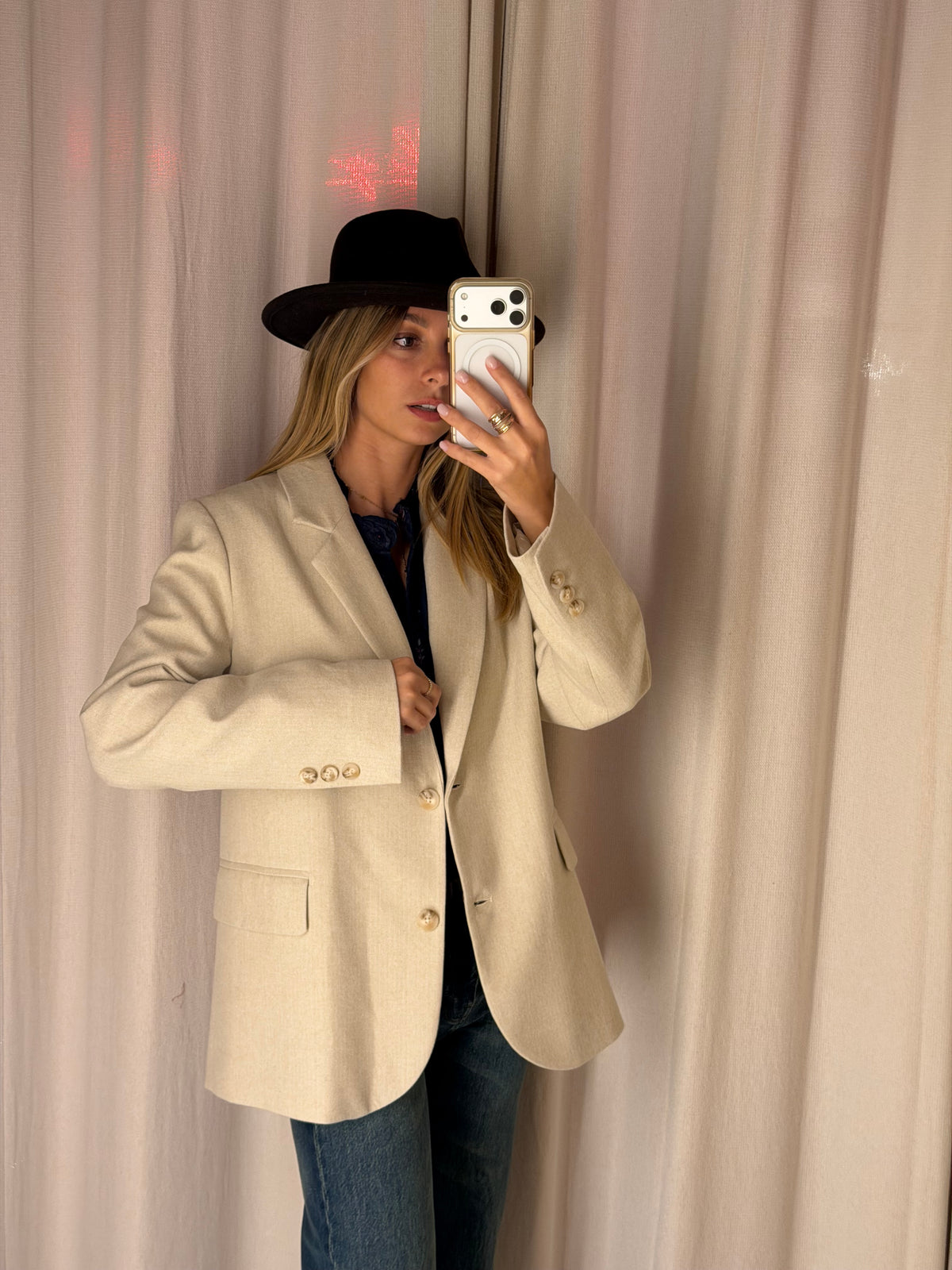 Blazer monopetto sartoriale