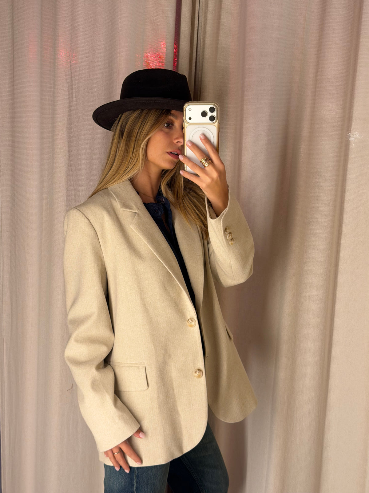 Blazer monopetto sartoriale