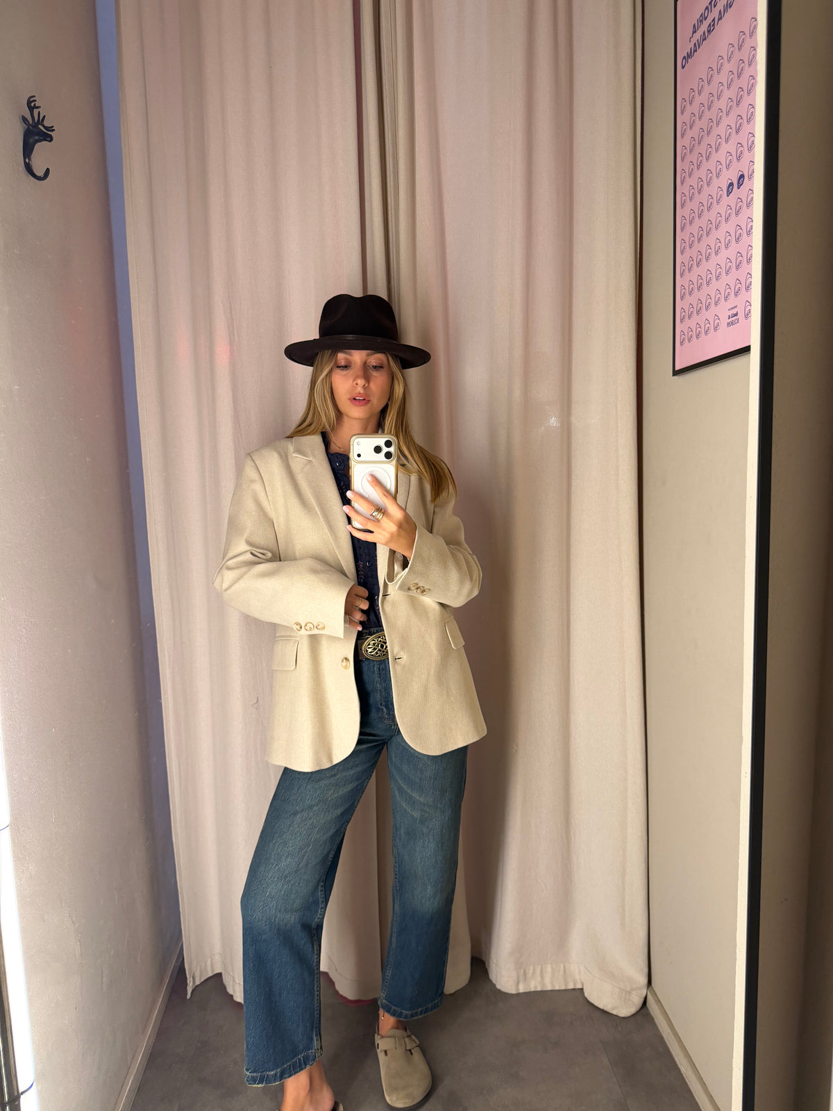Blazer monopetto sartoriale