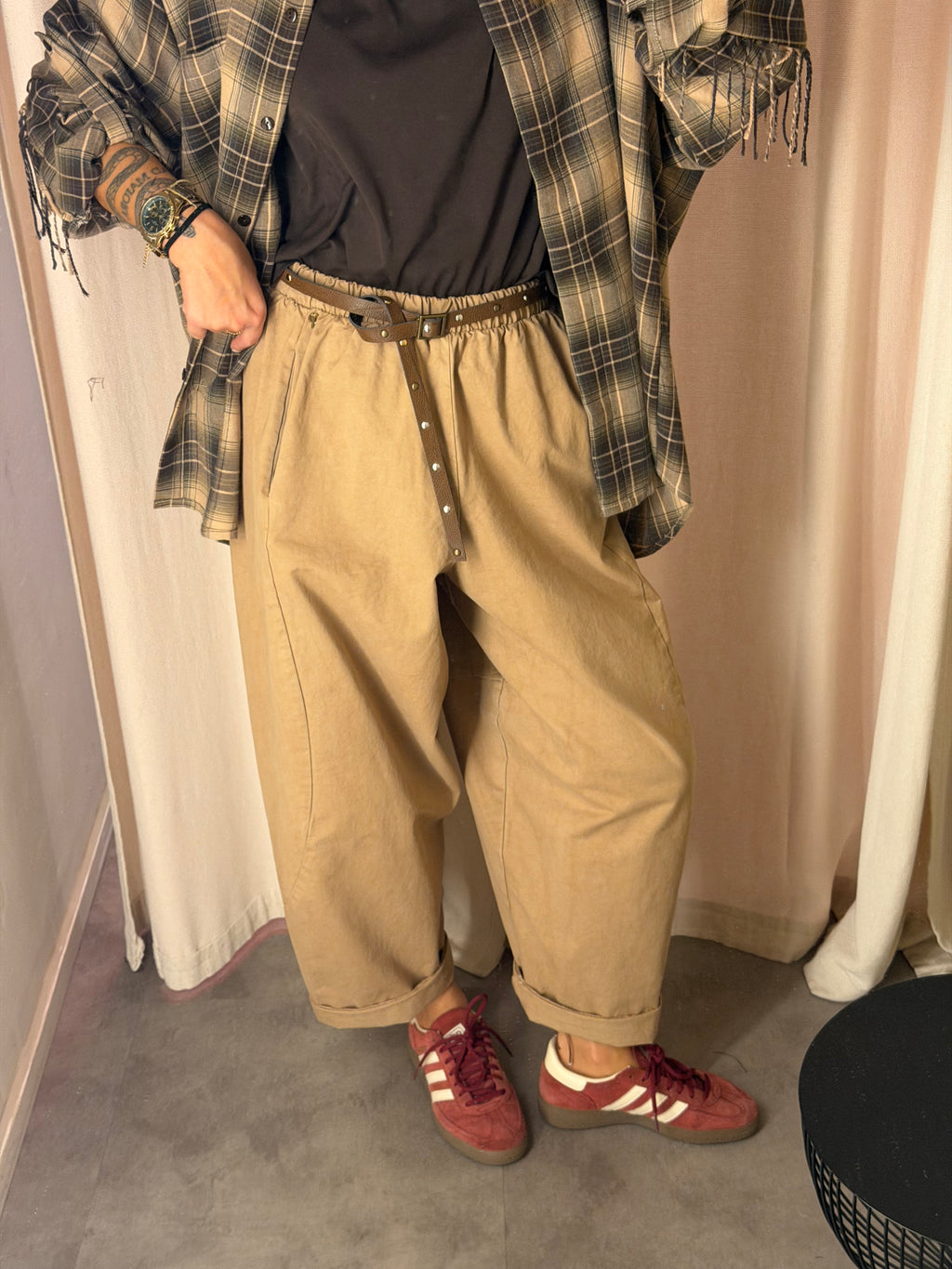 Pantalone barrel