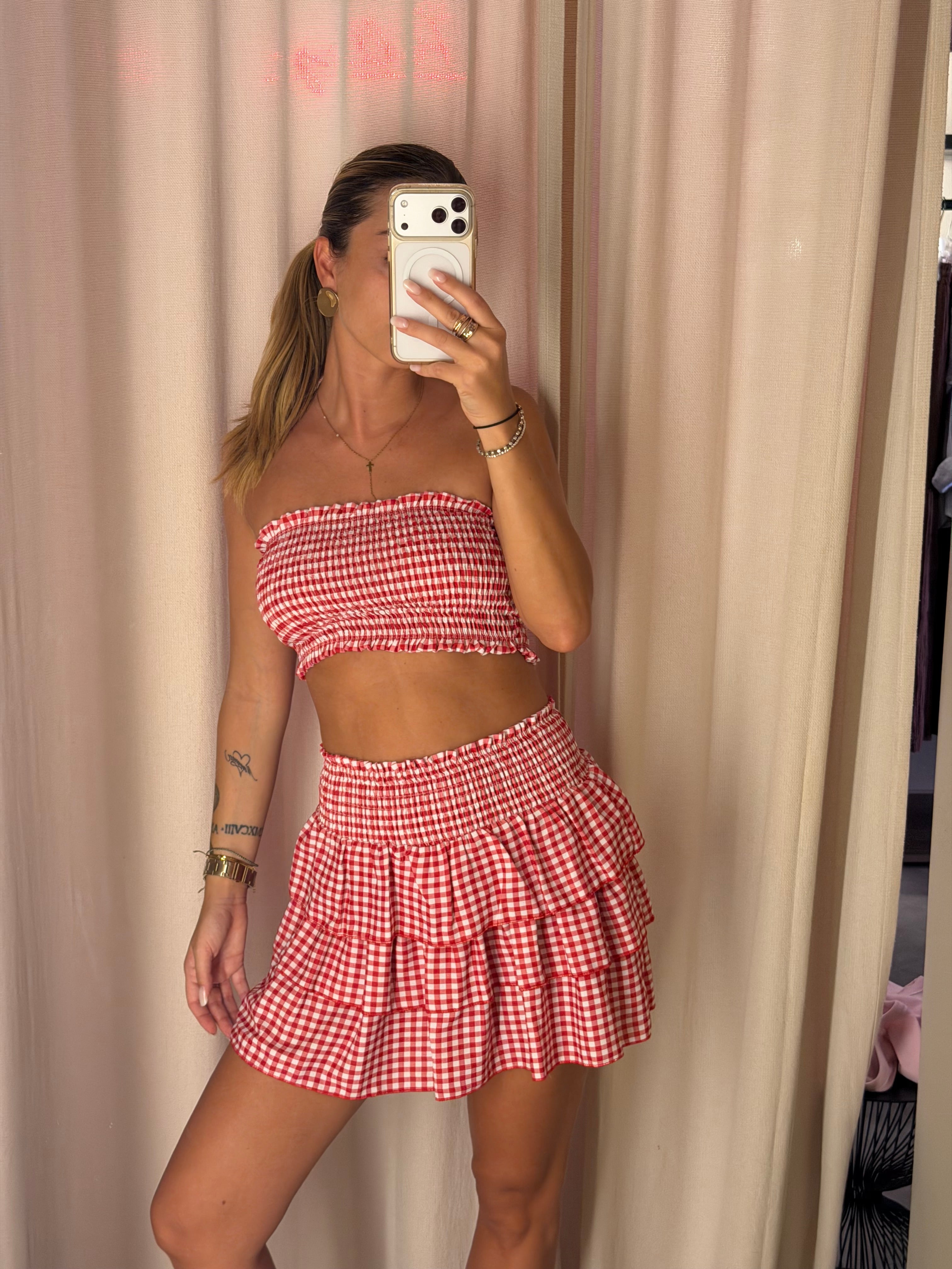 Completo Top e Gonna/Pantaloncino