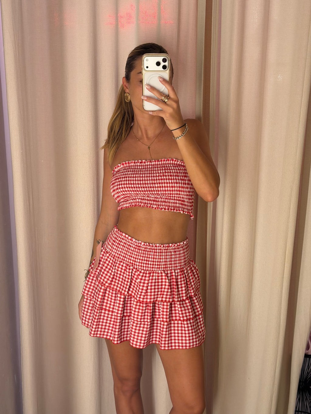 Completo Top e Gonna/Pantaloncino
