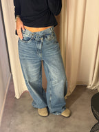 Jeans Crossed Wide Leg