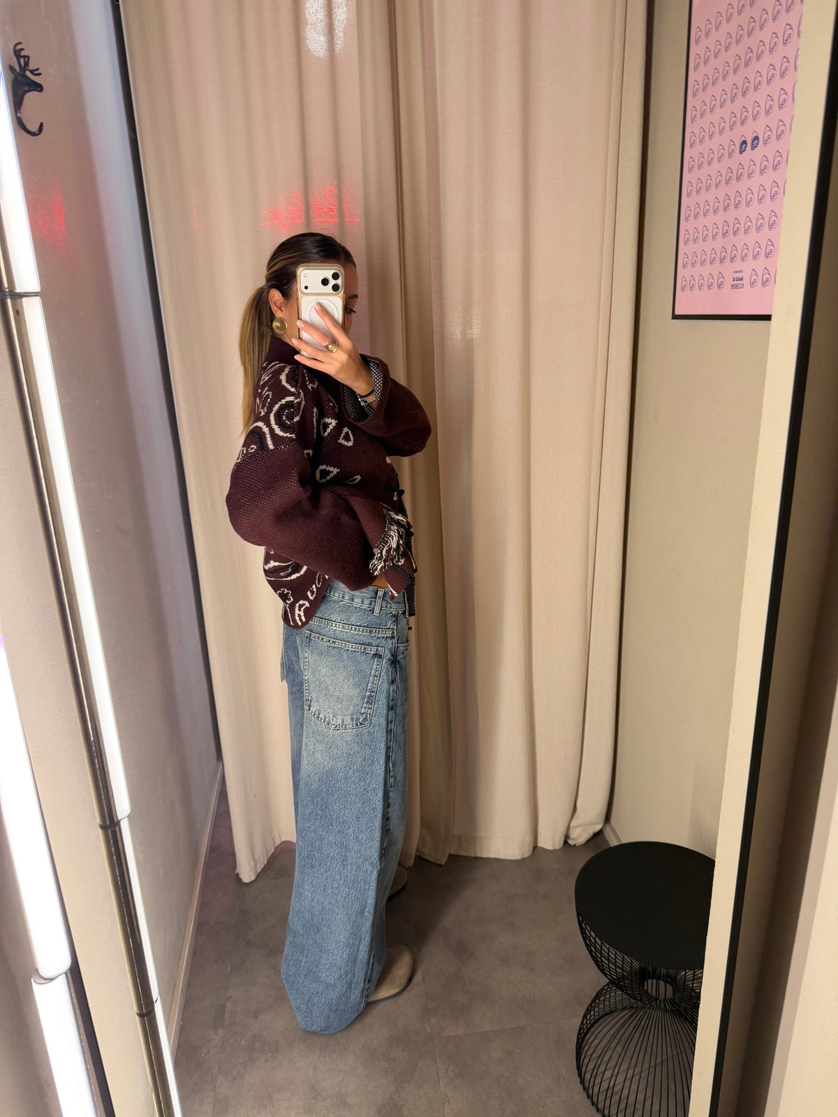 Jeans Crossed Wide Leg