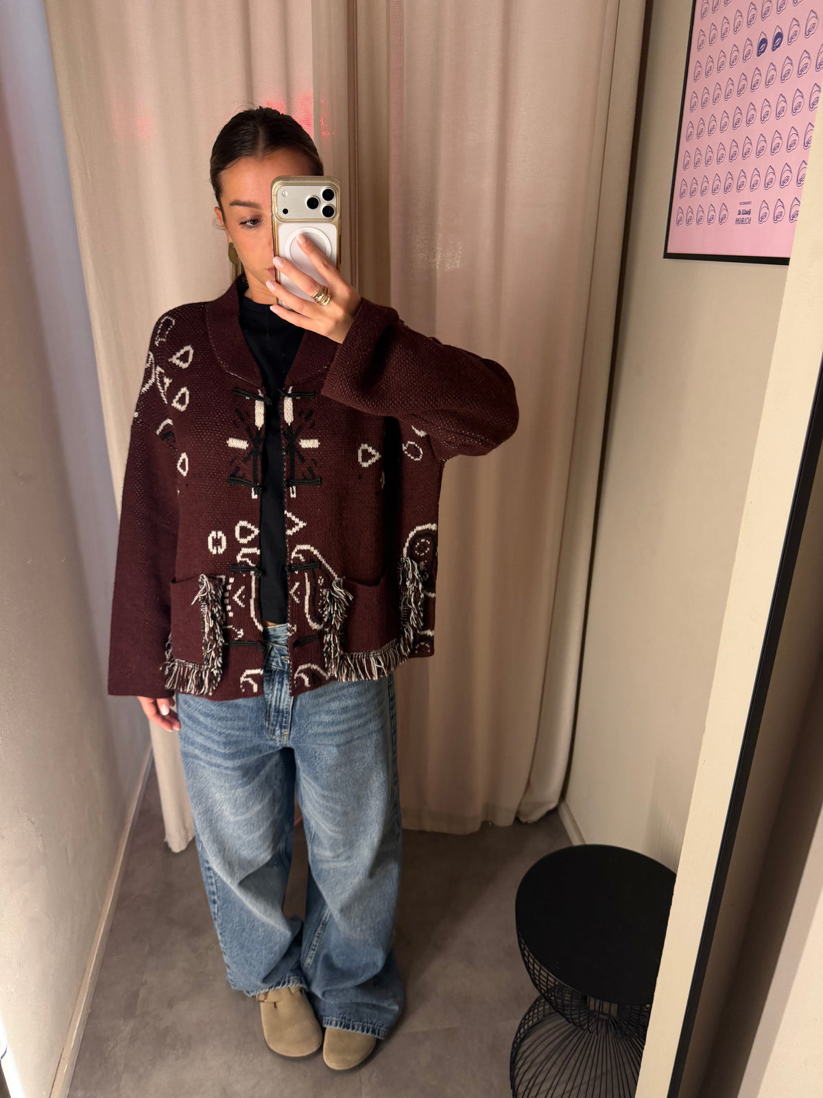 Jeans Crossed Wide Leg
