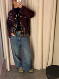 Jeans Crossed Wide Leg