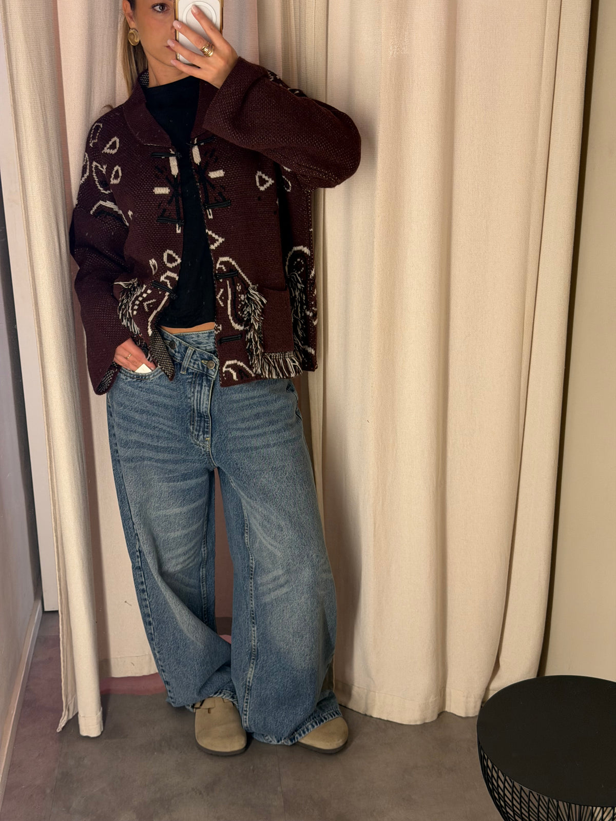 Jeans Crossed Wide Leg