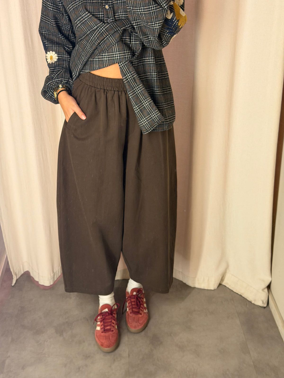 Pantalone Balloon Moka