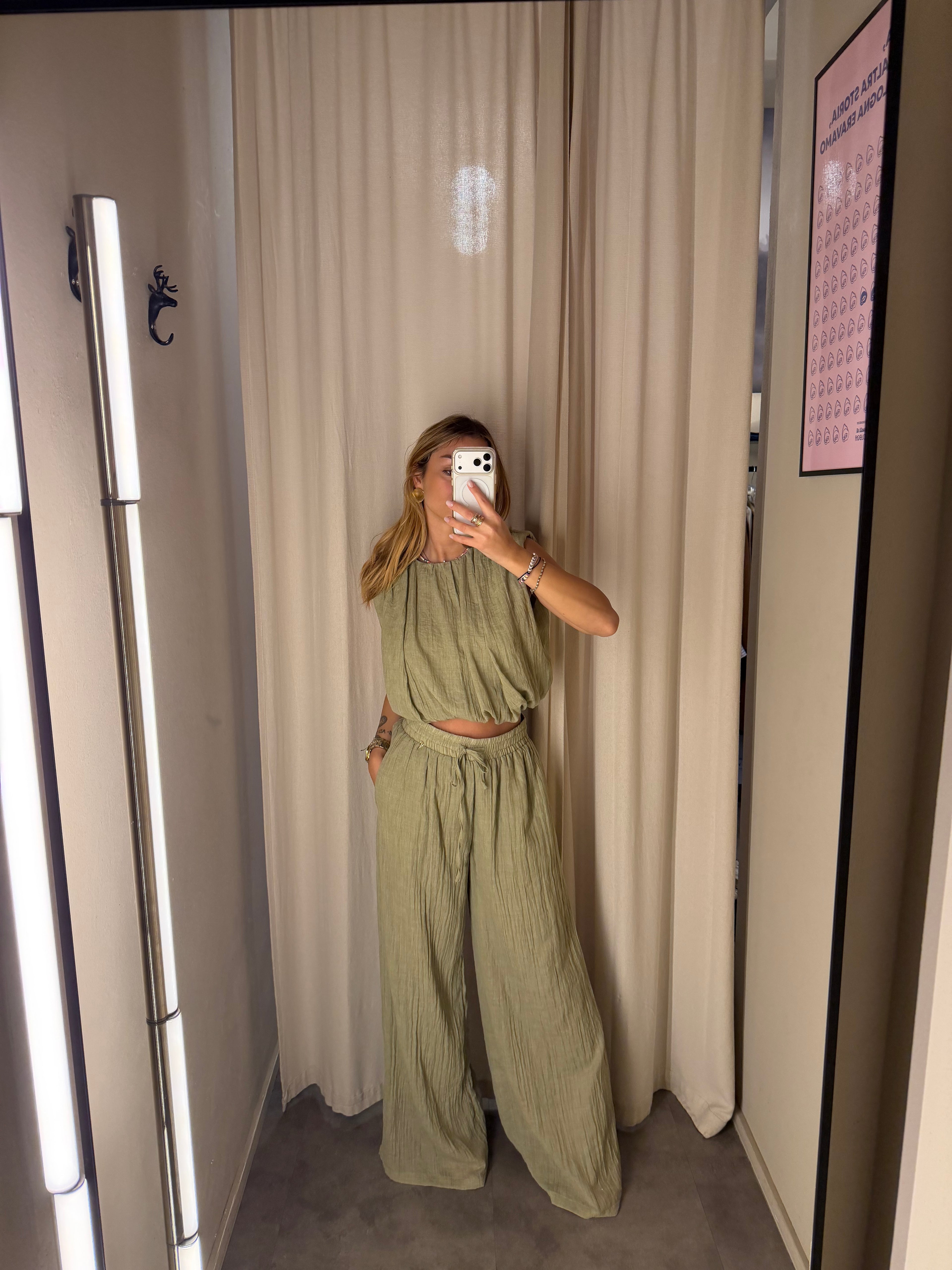 Pantalone Gamba Larga