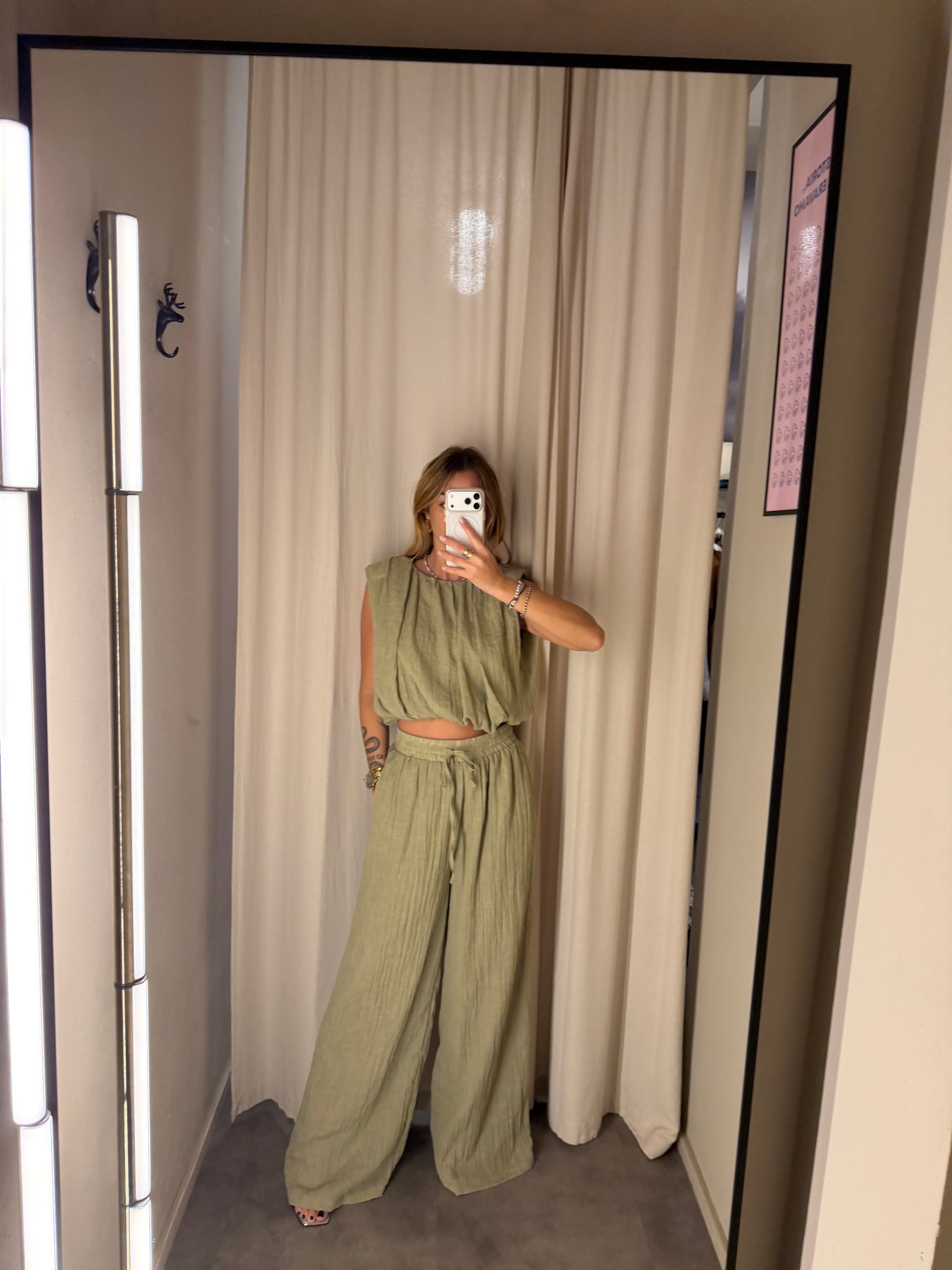Pantalone Gamba Larga