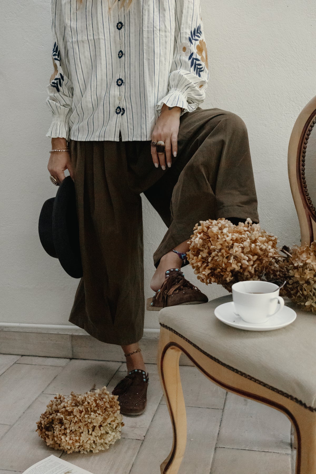 Camicia fiori