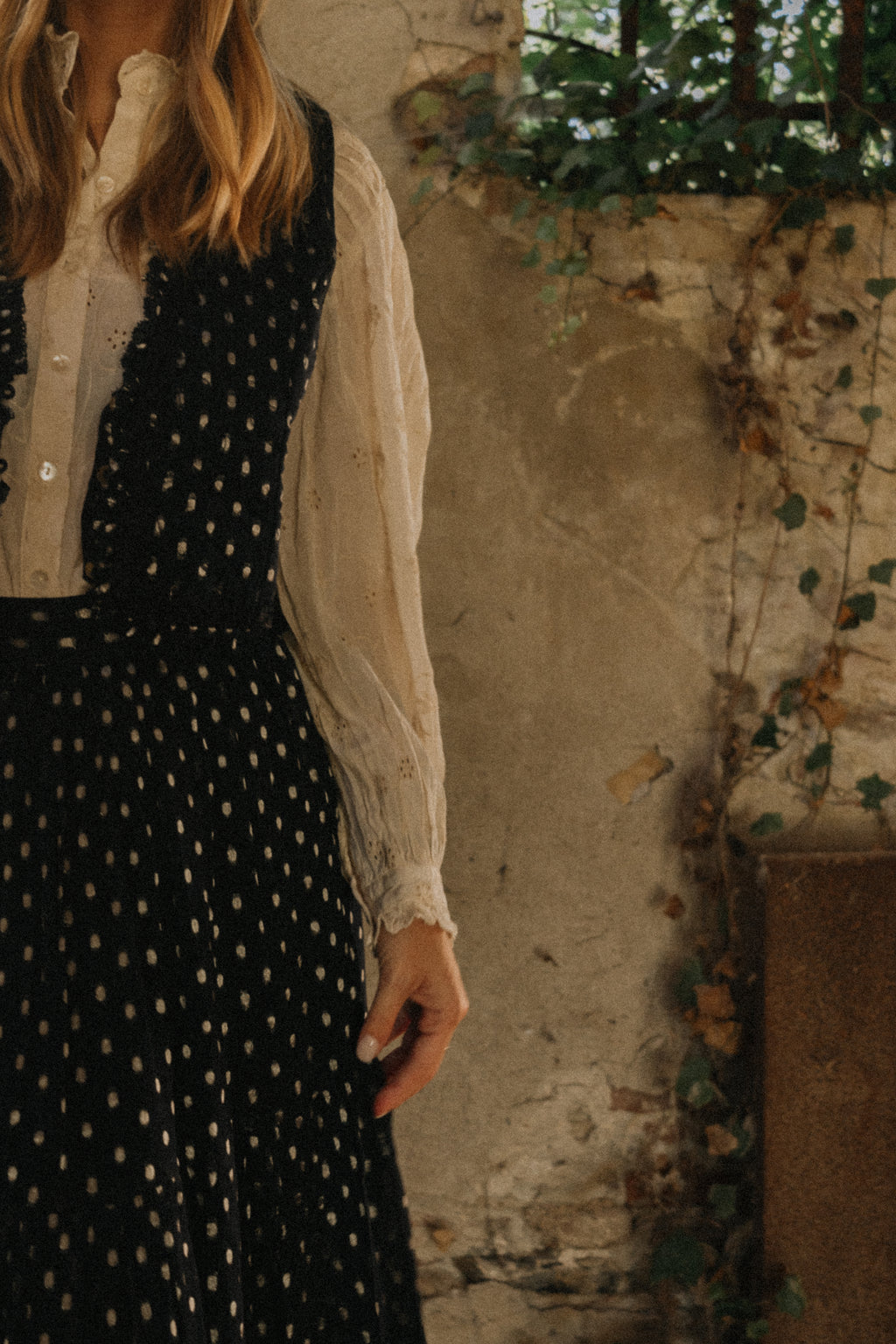 Gilet corto in jacquard