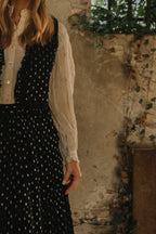 Gilet corto in jacquard